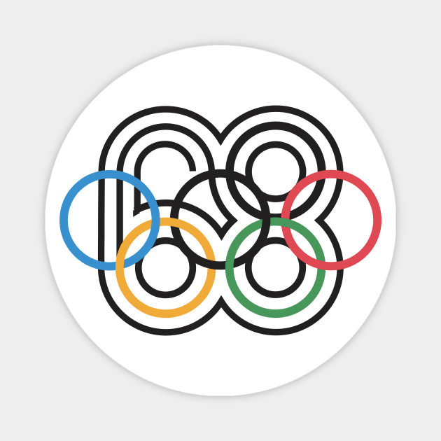 Mexico Olympics 1968 Magnet by ezioman